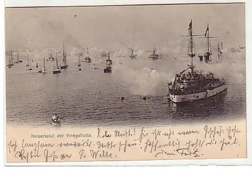 31467 Ak Kaisersalut de la flotte de guerre 1905