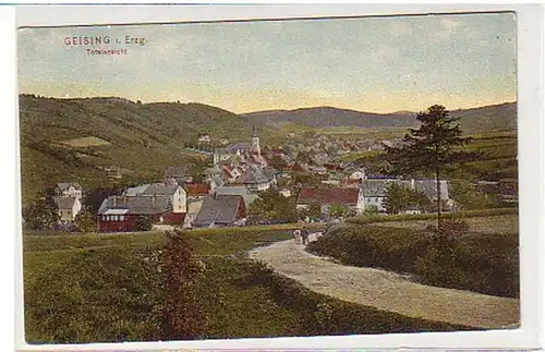 31440 Ak Geising im Erzgebirge Totalansicht 1907