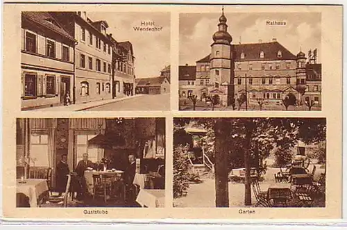31416 Ak Mücheln Bez. Hôtel Halle Wienhof 1930
