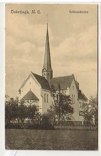 31381 Ak Dobrilugk N.-L. Schlosskirche um 1915