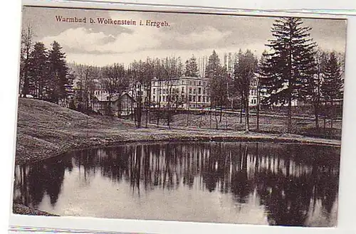 31358 Ak Warmbad bei Wolkenstein im Erzgebirge um 1910