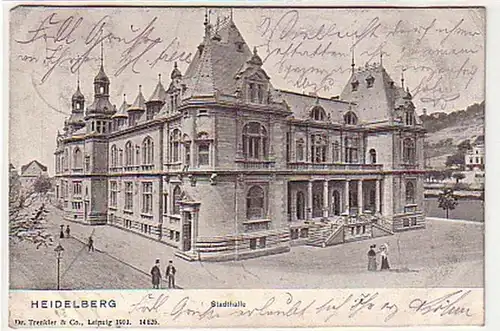 31344 Ak Heidelberg Stadthalle 1903
