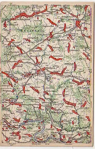 31341 Wona Landkarten Ak Stolpen und Umgebung um 1920