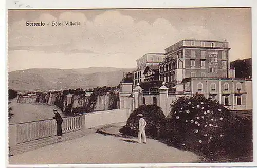 31328 Ak Sorrento Italien Hotel Vittoria um 1910