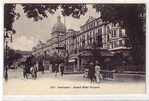 31324 Ak Interlaken Bern Grand Hotel Victoria um 1910