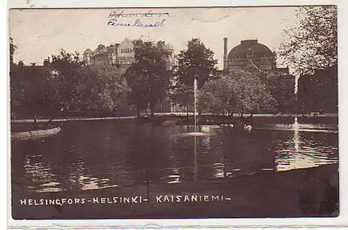 31322 Ak Helsingfors Helsinki Kaisaniemi Finlande 1924
