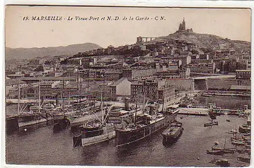 31320 Ak Marseille Le Vieux Port vers 1920