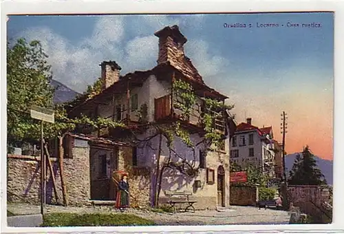 31309 Ak Orselina s. Locarno Casa Rustica vers 1925