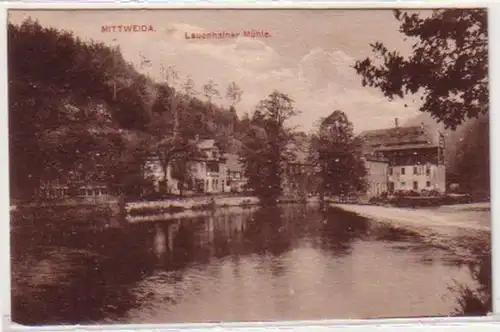 31253 Ak Mittweida Lauenhainer Mühle 1924