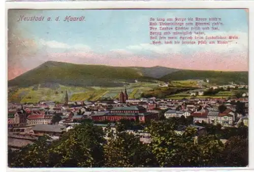 3150 Ak Neustadt à Haardt Vue totale 1911