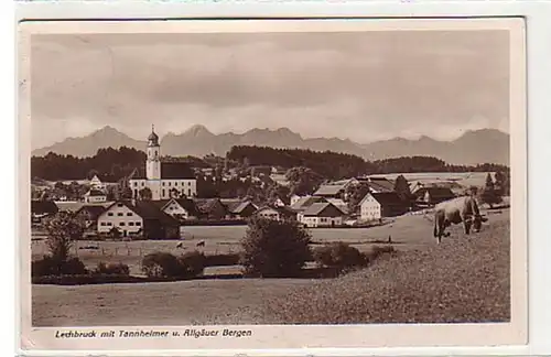 31249 Ak Lechbruck mit Tannheimer & Allgäuer Bergen1934