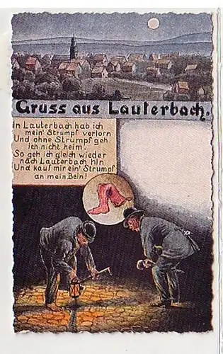 31246 Reim Ak Gruß aus Lauterbach um 1940
