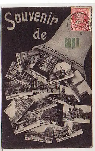 31219 Mehrbild Ak Souvenir de Gand Belgien 1910