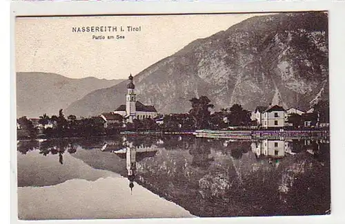 31210 FeldpostAk Nassereith in Tirol Partie am See 1916