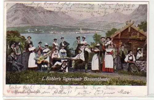 31204 Ak L. Köhler's Tegernsee'r Landertheater 1904