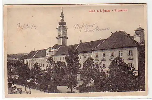 31200 Ak Linz an der Donau Promenade um 1910