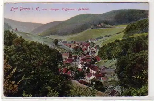 31199 Ak Bad Grund i.H. vom Iberger Kaffeehaus um 1920