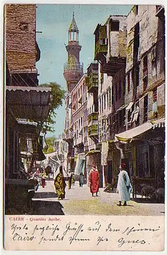 31196 Ak Caire Egypte Arabes Quartier 1907