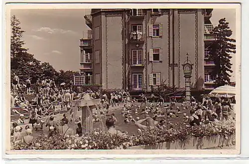 31169 Ak Budapest Ungarn Sanatorium Strand um 1940