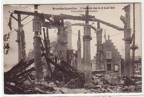 31160 Ak catastrophe à l'exposition Bruxelles 1910