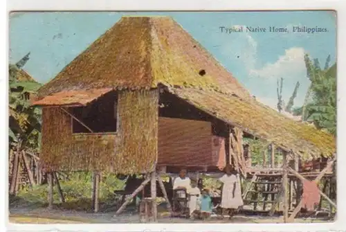 31137 Ak Philippines Maison indigène 1925