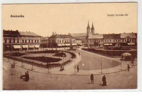 31119 Ak Szabadka Hongrie Szenz István tér vers 1920