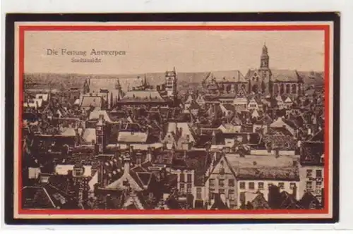 31098 Ak La forteresse d'Anvers Vue de la ville vers 1915