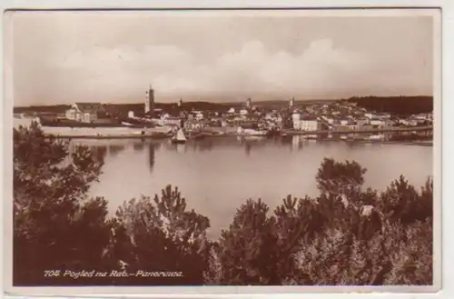 31080 Ak Pogled na Rab Panorama Croatie 1928