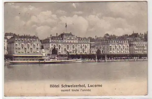 31077 Ak Hotel Schweizerhof Lucerne 1920