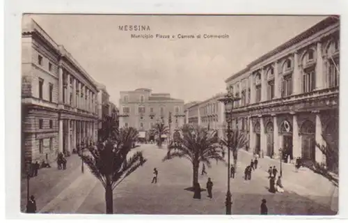 31065 Ak Messina Minicipio Piazza um 1920