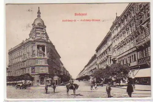 31039 Ak Budapest Hongrie Andrassy Strasse 1911