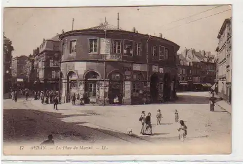 31021 Feldpost Ak Sedan la Place du Marche vers 1915