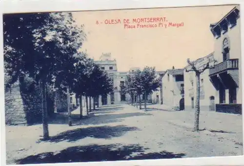 31009 Ak Olesa de Montrerrat Plaza Francisco vers 1930