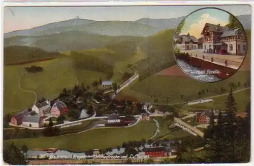 30993 Ak Blauenthal im Erzgebirge Hotel Forelle um 1910