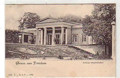 30944 Ak Salutation de Potsdam Château Charlottenhof vers 1904