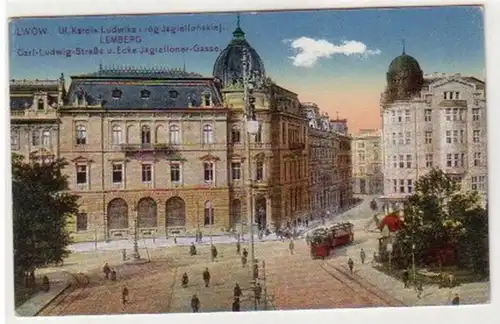 30940 Ak Lemberg Lwow Carl Ludwig Straße um 1915