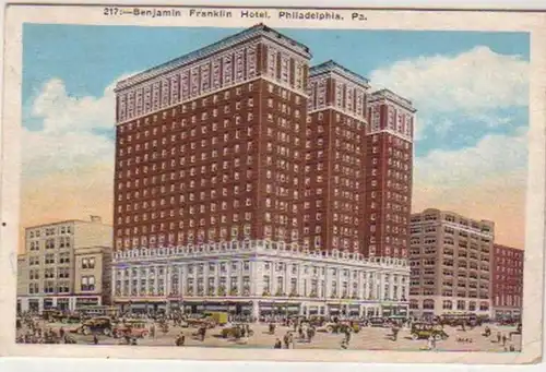30933 Ak Philadelphia Benjamin Franklin Hotel 1938