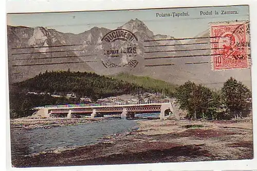 30932 Ak Poiana Tapului Rumänien Podul la Zamura 1910