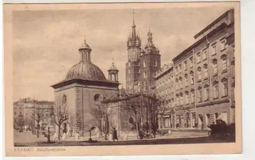 30893 Ak Cracovie Adalbertkirche vers 1940