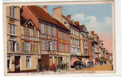 30878 Ak Elbeuf (Seine-Inf.) Rue Guynemer um 1920