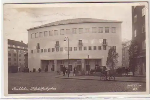30857 Ak Stockholm Suède Filadelfiakyrkan 1934