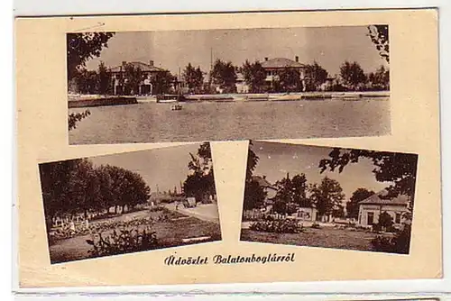 30852 Mehrbild-Ak Grüße aus Balatonboglár um 1920