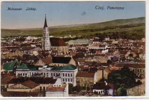30847 Ak Cluj Roumanie Panorama Kolozsvar Latkep 1925