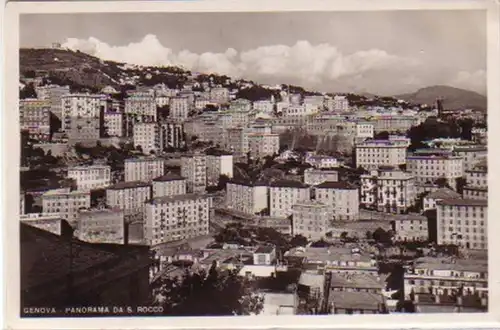 30841 Ak Genova Panorama da S. Rocco um 1930
