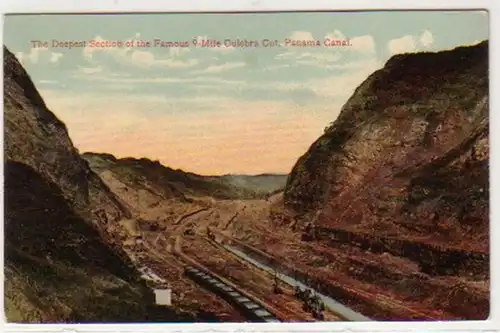 30826 Ak Panama Canal Culebra Cut vers 1910