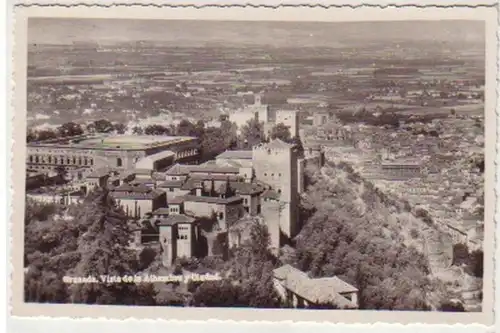 30824 Ak Granada Vista de la Alhambra y Ciudad um 1940