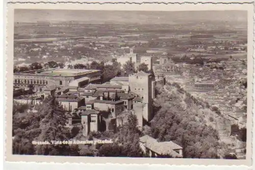 30824 Ak Granada Vista de la Alhambra y Ciudad vers 1940