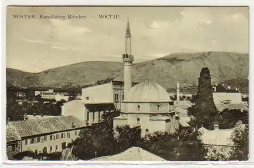 30786 Ak Mostar en Bosnie Mosquée Karadziberg vers 1910