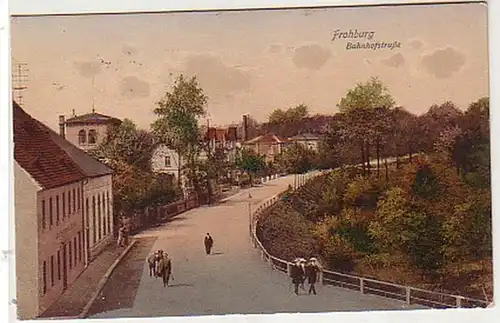 30778 Ak Frohburg Bahnhofstrasse 1917