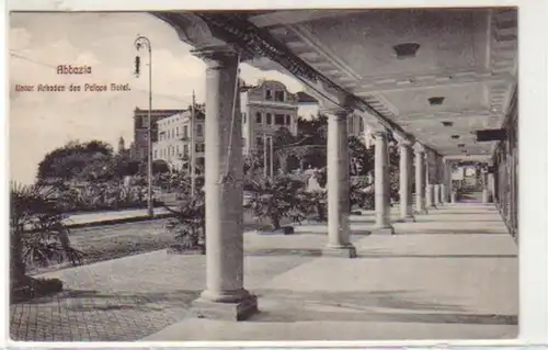 30775 Ak Abbazia Unter Arkaden des Palace Hotel 1911